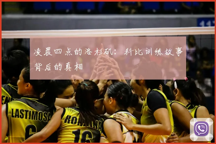 凌晨四点的洛杉矶:科比训练故事背后的真相